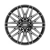 22" Fondmetal Cratos Gloss Black Machined 22x10 Wheel 5x130 36mm Rim