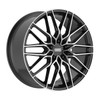 22" Fondmetal Cratos Gloss Black Machined 22x10 Wheel 5x112 31mm Rim