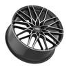 21" Fondmetal Cratos Gloss Black Machined 21x11 Wheel 5x112 40mm Rim