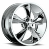 20" Foose 1PC F105 Legend 20x10 5x4.5 Chrome Plated Wheel 40mm Rim