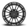 22" Fuel D760 Clash 22x12 8x6.5 -44mm Gloss Black Wheel For Chevy GMC Ram Ford