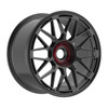 Set 4 20" Fondmetal 9EVO MD Gloss Black 20x10.5 Center Lock - Monodado 48mm Rims