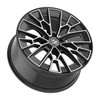 20" Fondmetal 1972 Gloss Black Machined 20x10.5 Wheel 5x112 18mm Rim