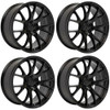 Set 4 20" OE Wheels DG15 Gloss Black 20x10 Wheels 5x115 Replica Rims For Dodge