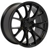 Set 4 20" OE Wheels DG15 Gloss Black 20x10 Wheels 5x115 Replica Rims For Dodge