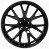 Set 4 20" OE Wheels DG15 Gloss Black 20x10 Wheels 5x115 Replica Rims For Dodge