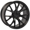 Set 4 20" OE Wheels DG15 Satin Black 20x10 Wheels 5x115 18mm Replica Rims