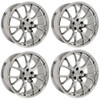 Set 4 20" OE Wheels DG15 Chrome 20x9 Wheels 5x115 18mm Replica Rims