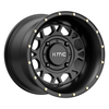 KMC Powersports KS135 Grenade 14x7 4x137 Satin Black Wheel 14" 38mm Rim