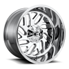 20" Fuel 1PC D609 Triton 20x10 5x5.5 5x150 -18mm Chrome Plated Wheel Lifted Rim