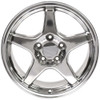Set 4 17" OE Wheels CV01 Polished 17x11 Wheels 5x4.75 50mm Replica Rims