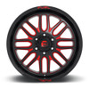 Fuel  D663 Ignite 22x10 5x5.0 Gloss Black Red Tinted Clear Wheel 22" -18mm