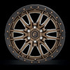 Fuel 1PC D681 Rebel 20x9 6x5.5 Matte Bronze Black Bead Ring Wheel 20" 1mm Rim