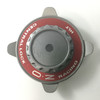 OZ Racing M674 Gray/Red Formula HLT Center Cap 5" PCM674-225 No Logo