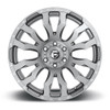 20" Fuel D693 Blitz 20x9 6x5.5 1mm Platinum Wheel For Chevy GMC Ram Cadillac Rim Offroad Truck SUV