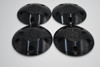 Set 4 5 Lug Black Ro Center Cap fits Velocity Borghini Bentchi Asanti Wheels