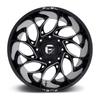 Fuel 1PC D741 Runner 22x8.25 8x6.5 Gloss Black Milled Wheel 22" -214mm Rim