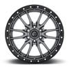 17" Fuel D680 Rebel 17x9 6x135 Gunmetal Black Bead Ring Wheel 1mm Truck SUV Rim Offroad