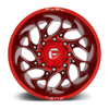 Fuel 1PC D742 Runner 22x8.25 8x210 Candy Red Milled Wheel 22" -246mm Rim
