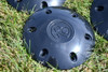Set 4 6 Lug Black Ro Center Cap fits Forged Ice Metal V-Tec Wheels