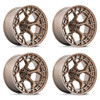 Set 4 20" Fuel FC873 Charger Platinum Bronze 20x9 Wheels 5x5 1mm For Jeep Rims
