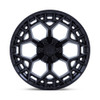Set 4 22" Fuel 1PC FC873 Charger Blackout 22x9.5 Wheels 6x135 18mm Truck Rims