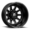 Fuel Mono DE09 FF09D 24x8.25 8x6.5 Matte Black Milled Wheel 24" -240mm Rim