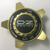 OZ Racing Center Cap M668 Oz Formula HLT Gold w/ Black Ring PM668-208