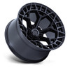 22" Fuel FC873 Charger Black Brushed Face Dark Tint 22x9.5 Wheel 6x5.5 18mm Rim