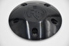 Set 4 5 Lug Black Ro Center Cap fits D'Vinci TSW Black Rhino Platinum Wheels