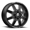 Fuel Mono DE09 FF09D 20x8.25 8x210 Matte Black Milled Front Wheel 20" 105mm Rim