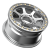 KMC Powersports Ks234 Addict 2 Beadlock 15x6 4x137 Machined Wheel 15" 38mm Rim