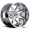 Fuel 1PC D508 Octane 20x12 8x6.5 Chrome Plated Wheel 20" -44mm Rim