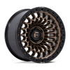 Set 4 20" Fuel FC870 Sinister Matte Bronze Matte Black Lip 20x10 6x5.5 -18mm Rim