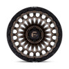 20" Fuel FC870 Sinister Matte Bronze Matte Black Lip 20x10 Wheel 5x5 -18mm Rim