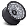 Set 4 20" Fuel FC870 Sinister Machined Matte Black Lip 20x9 Wheels 5x5 1mm Rims