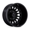 22" Fuel 1PC D867 Arc Dually Blackout 22x8.25 Wheel 8x210 -201mm Rear Truck Rim