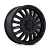 22" Fuel 1PC D867 Arc Dually Blackout 22x8.25 Wheel 8x6.5 104mm Front Dually Rim