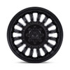 22" Fuel 1PC D867 Arc Dually Blackout 22x8.25 Wheel 8x6.5 104mm Front Dually Rim
