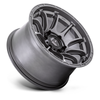 Fuel 1PC D793 Variant 17x9 5x5.0 Matte Gunmetal Wheel 17" -12mm Rim