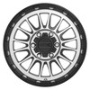KMC KM542 Impact 17x8.5 6x5.5 Satin Black Machined Wheel 17" 0mm Rim