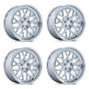 Set 4 18" American Racing Vintage VN516 G-Force Chrome 18x10 Wheels 5x4.5 25mm