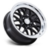 Set 4 20" American Racing VN516 G-Force Black Diamond Cut Lip 20x10 5x4.75 -20mm