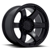 18" Fuel D766 Rush 18x9 6x120 20mm Satin Black Wheel Offroad Truck SUV Rim