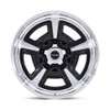 Set 4 22" American Racing VN517 Marauder Black Machined Diamond Lip 22x9 5x5 6mm