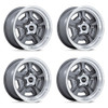 Set 4 20" American Racing VN517 Marauder Anthracite Diamond Lip 20x8.5 5x5 6mm