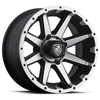 Fairway Alloys FA136 Rebel 14x6.5 4x4.0 Machined Matte Black Wheel 14" -23mm Rim