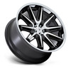 Set 4 20" Asanti Black AB047 Imperator Black Machined SS Lip 20x9 5x120 27mm Rim