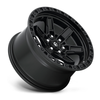 Fuel 1PC D697 Kicker 17x9 6x5.5 Matte Black Wheel 17" -12mm Rim