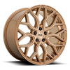 Niche 1PC M263 Mazzanti 20x10.5 5x4.5 Bronze Brushed Wheel 20" 40mm Rim